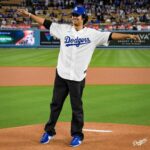 Xolo Mariduena Instagram – Xolo bleeds blue. 💙 Dodger Stadium