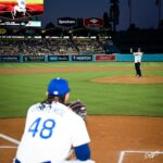 Xolo Mariduena Instagram – Xolo bleeds blue. 💙 Dodger Stadium