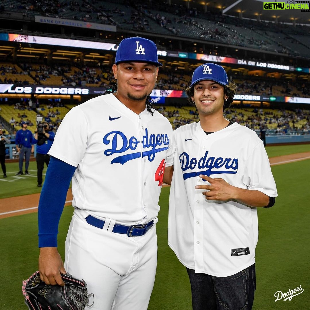 Xolo Mariduena Instagram - Xolo bleeds blue. 💙 Dodger Stadium