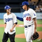 Xolo Mariduena Instagram – Xolo bleeds blue. 💙 Dodger Stadium