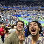 Xolo Mariduena Instagram – I’m not gonna say we were drinking honey deuces all day but…thank you @cadillac. You brought the baddest Doubles Team to ever hit SoCal. It’s always been a dream to come watch these games. 🎾💚 US Open
