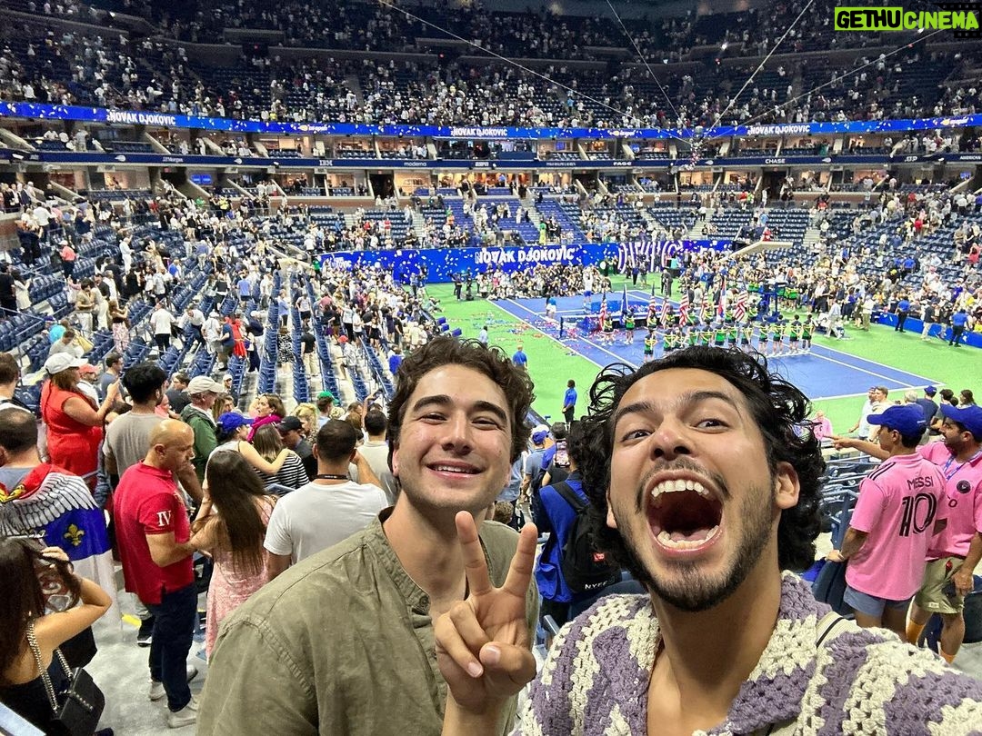 Xolo Mariduena Instagram - I’m not gonna say we were drinking honey deuces all day but…thank you @cadillac. You brought the baddest Doubles Team to ever hit SoCal. It’s always been a dream to come watch these games. 🎾💚 US Open