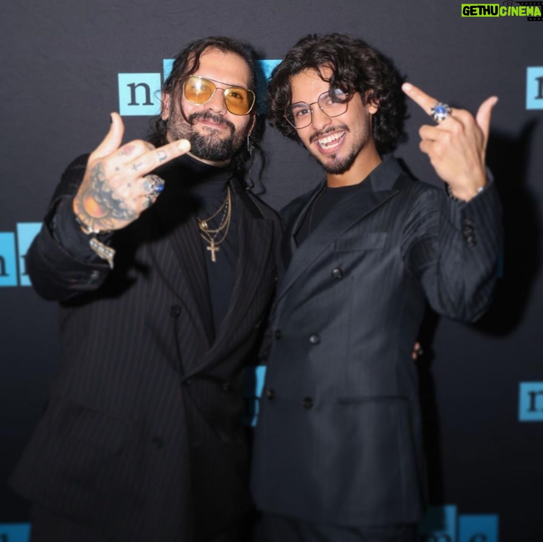 Xolo Mariduena - 409.8K Likes - I’m sorry for the middle finger mom I can’t help that it’s our favorite pose. Arguably the biggest moment of my life so far and I need to scream a few peoples names from the mountaintop.
Also I’d be foolish to not thank the only people that matter…my FAMILY, FINALLY, this is for you, it’s always been for you, but this one especially. I see my own family in every one of my precious cast mates and there’s no pretending there, I love you guys to pieces, please know I love you even when I make your eyes roll or your heads hurt. Love love love love.