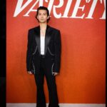 Xolo Mariduena Instagram - Thank you @variety for a wonderful night! So grateful to be alive at the same time as all of the inspiring people being celebrated yesterday, but especially Remi Wolf. 🤵🏾 @balmain @ugomozie
