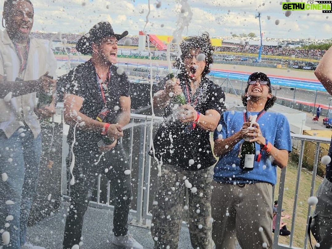 Xolo Mariduena Instagram - Congrats @redbullracing on the win this weekend! Happy to cheer on the familia in Austin ♥️ next stop MEXICO CITY!!! Austin, Texas