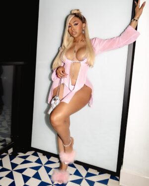 Yung Miami Instagram - Ion care what that hoe on she ain't as bad as me 💕💕💕