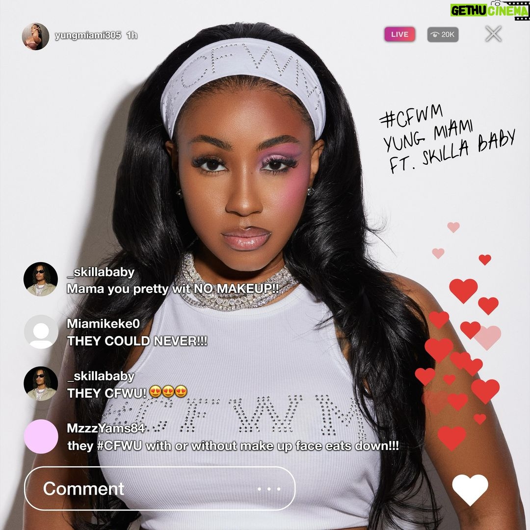 Yung Miami Instagram – “They could neverrrr!!! #CFWM Ft. @_skillababy