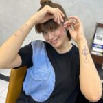 Zahra Habib Instagram - سنين طويلة احلم اسوي تاتو والموضوع بقى ببالي لحد ما لكيت التاتو اللي حبيته من اول نظرة العراق و تونس حفرتهن على جلدي مثل ما حافرتهن بقلبي شكرا ميناس اللي خبلته حتى سوالي ياه لان جنت كلش مترددة @menas_tattoo_artist