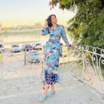 Zahra Habib Instagram - اني وانتوا ودجلة والغروب ببغداد 💚 #العراق #تونس