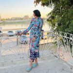 Zahra Habib Instagram - اني وانتوا ودجلة والغروب ببغداد 💚 #العراق #تونس
