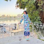 Zahra Habib Instagram - اني وانتوا ودجلة والغروب ببغداد 💚 #العراق #تونس
