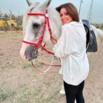 Zahra Habib Instagram - اول دروس ركوب الخيل لاتخاف منه حتى ميسطر عليك اخترنا نتدرب على خيل شخصيته قوية واللي هي بداية صعبة بس بداية تجنننننن…. ركضة الفرس غيرررر كلش غير…. رح نتابع اني وانتوا هاي الدورس يا اصير محترفة يا اما اجيكم ابجي 😂 شجعووووني بالله عليكم Baghdad, Iraq