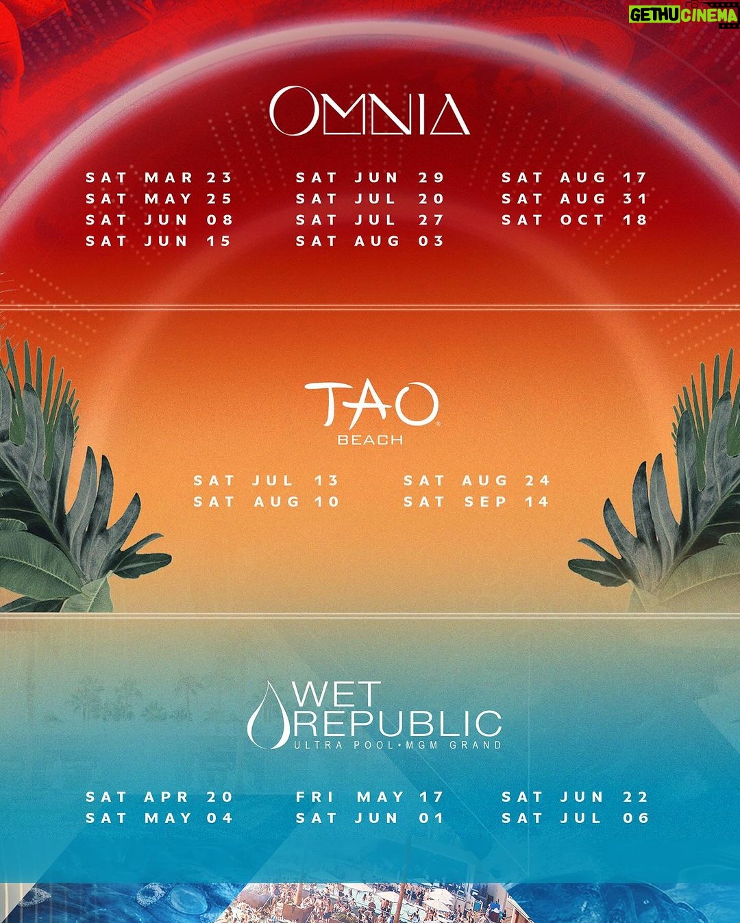 Zedd Instagram - VEGAS!!!! Iβm back at @OmniaNightclub this weekend!!! SWIPE π for all my upcoming shows with @OMNIANightclub, @TaoBeach and @WetRepublic! π¨: @roseannnaaa Link in bio for Tickets & VIP Reservations