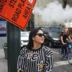 Zee JKT48 Instagram - fun day 🚕 KnitWear from @erigostore @erigostore X @tokopedia #ErigoXTokopedia #IndonesiaRepresent #NewYorkTakeOver Korean Town NYC