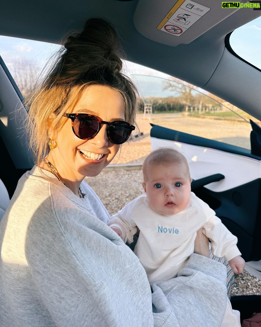 Zoe Sugg Instagram - Week 12 of 2024 ✨ 1. Started off the week going into town and grabbing a few Easter bits for the girls (mostly Ottie, what do you get an almost 4 month old for Easter? 😅) 2. Little outfit post! Will link bits in stories & tag on the photo 3. Play time @alfiedeyes 4. One afternoon when the sun was shining we popped to @kinsbrookvineyard to grab a drink and have a stroll! 5. Was so nice there & Ottie had the best time running around the pond! 6. Novies little tracksuit 😭 it’s from @zarakids and you can customise the top! 7. More potion making in the garden this week! This time for a witch, a horse and a snake! 8. Decided on some disco nails as it’s my birthday next week and I wanted something a bit more special. @bw.nails absolutely smashed it as always 🪩 9. We did our monthly photos in the Photo Booth & this time Ottie got so into it, she ended up directing a set of photos of just me and Alfie 😂 10. Saturday market deliciousness! Which of these doughnuts would you be taking home? We went with the mini egg and the chocolate! Hope you also had a great week! Next week I’ll be turning 34! (Can you believe that? Honestly I can’t haha) I met the loveliest viewer in town this week (hello if that was you, was so lovely to meet you) and she said she’d been watching since 2009!!! I WAS 19!! Madness 🥰