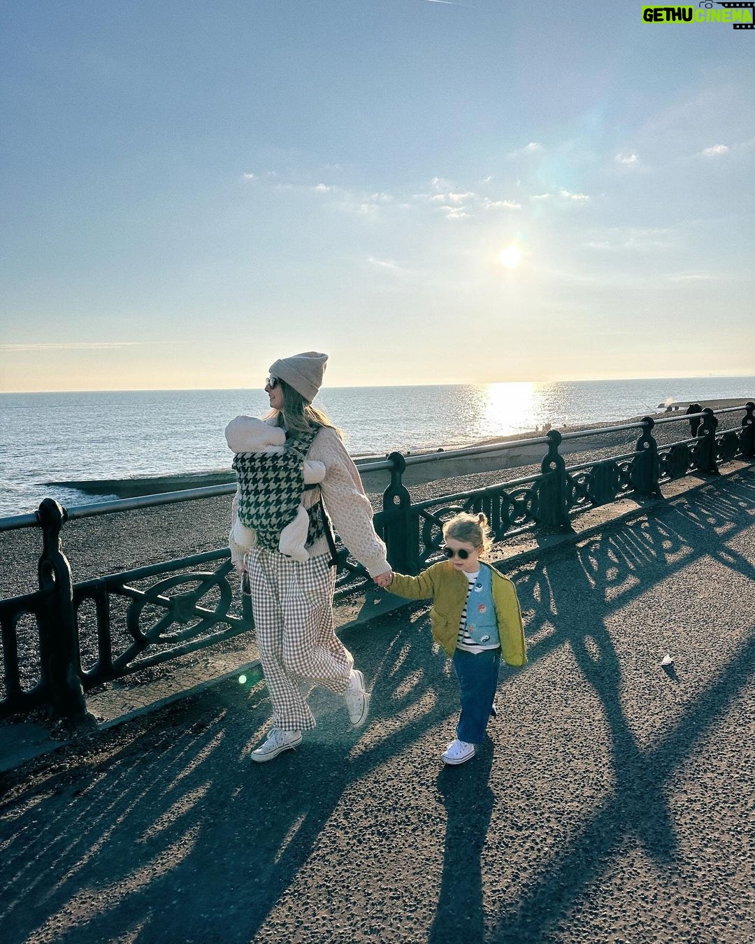 Zoe Sugg Instagram - Week 10 of 2024 ✨ A couple of days late on this one but what a lovely week filled with ice cream sunset walks & seeing lots of friends 🥰 1. The girlies 2. Tried to get a nice beach selfie and this was the best of the bunch! 😅 Nala was also with us but we couldn’t lift her up for the photo! 3. Little pit stop at Morrocos - I always gravitate to a berry ice cream! What’s your go-to? 4. Did a bit of planting with my little helpers 🧸 5. Went into the attic in search of an old diary and stumbled on all my notebooks from back in the day. I think this one was from around 2013/2014. I love so many of these old school video ideas! Who remembers the pamper video with Tanya? (I still have it on my channel) love a bit of YouTube nostalgia! 6. Ottie was in the cutest mood on this morning and this was snapped after a kitchen dance party with @alfiedeyes ♥️ 7. I sorted out Ottie’s little garden house and potted up some plants for her, she got straight to watering them 🙌🏼 8. Watered mums plants whilst she was on holiday (yes my mum has the most amazing greenhouse & veg patches I’ve ever seen, I could just live in here) 9. @joe_sugg got Novies first giggle out of her and it was so cute! Thanks @syndicate for capturing it! 10. Had an everything bath which was EVERYTHING! Particularly obsessed with this @vievemuse bath soak, it smells absolutely incredible! Hope you all had a lovely week last week & make the most of this one ♥️