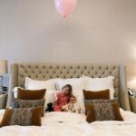 Zoe Sugg Instagram - Week 13 of 2024 ✨ THE WEEK I TURNED 34! [ad- contains pr stay] 1. Woke up on my birthday in the beautiful @langham_london with my little family and some breakfast room service! Definitely one of those moments where I felt so grateful and lucky, not only to be so happy, but to be turning 34 and to be surrounded by people I love the most in the whole wide world ♥️ 2. The comfiest bed 😍 3. Once we got home from a couple of days in London we had the family over (& @markyyferris who is basically family anyway haha) and celebrated at the house 4. The girls looking oh so tiny in the bed at the hotel! (And yes, that is a Mr Bean Teddy, Ottie is that obsessed with Mr Bean 😂 5. Daddy & smiley girl Novie 🥰 6. Ready for a day in London! 7. We had afternoon tea in @langham_london which was absolutely incredible (probably my favourite afternoon tea I’ve ever had) the patisserie cakes were influenced by classic biscuits with a twist and every single one was 10/10. They also do a children’s afternoon tea which Ottie absolutely loved! 8. Running around with the balloons all day everyday 😂 9. Last time we stayed in this room/vs now! 😭 I was around 26 weeks pregnant with Ottie last time! 10. It’s not a birthday without a @stylisheatsuk for the fam! 😋 Basically just had the best week & a huge thank you to @alfiedeyes as always for going above and beyond to make the day so magical & to the @langham_london for looking after all 4 of us in their beautiful hotel! And also, a huge huge thank you for all of you who messaged to wish me a happy birthday ♥️♥️♥️ P.s. I had SO many photos from this trip I actually struggled to narrow it down to my ten favourites so I will do a more thorough run down on my stories!