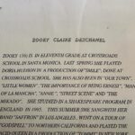 Zooey Deschanel Instagram - First headshots and resume. Just call my dad’s office number and my mom will drive me to the audition.