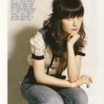 Zooey Deschanel Instagram - This is how I prefer to sit for photos. 10/10 recommend.