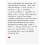 Melissa Benoist Instagram – #blacklivesmatter
