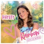 Haley LeBlanc Instagram - excited for everyone to see our first music video, “Rainbow”, out on 06.25! 🌈🎵 my friends and I in @officialruntheworld have been working hard on this, so we hope you enjoy it. thanks to our friends @justice and @jamjrofficial for making this happen! 💪