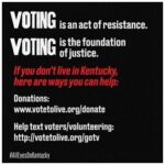 Olivia Wilde Instagram – TODAY IS THE DAY. 600,000 voters for ONE polling place. Half of all black voters live in Jefferson County. This is racist voter suppression in action. Don’t let them stop you from showing up. Don’t leave until you vote. For those of us outside KY, we can donate, text voters, organize rides to the polls. Link in my stories.