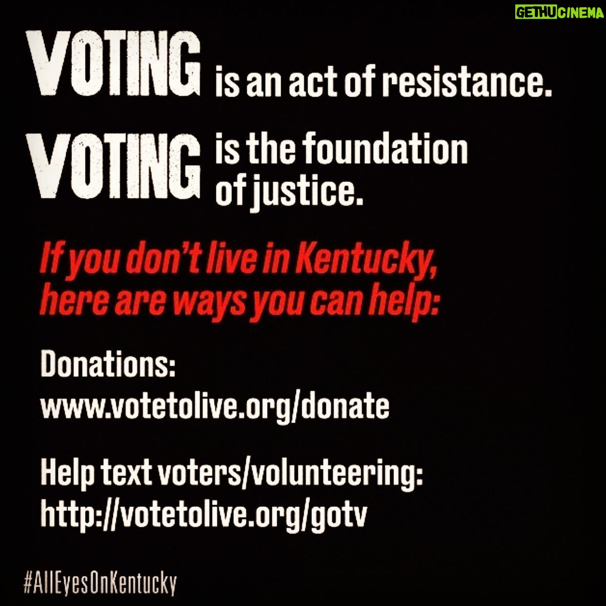 Jessica Capshaw Instagram - Voter suppression and obstruction of justice in the American voting system is real. We, the people need to everything to stop it...#alleyesonkentucky