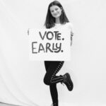 Haley LeBlanc Instagram - vote! ✍️