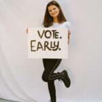Haley LeBlanc Instagram - vote! ✍️