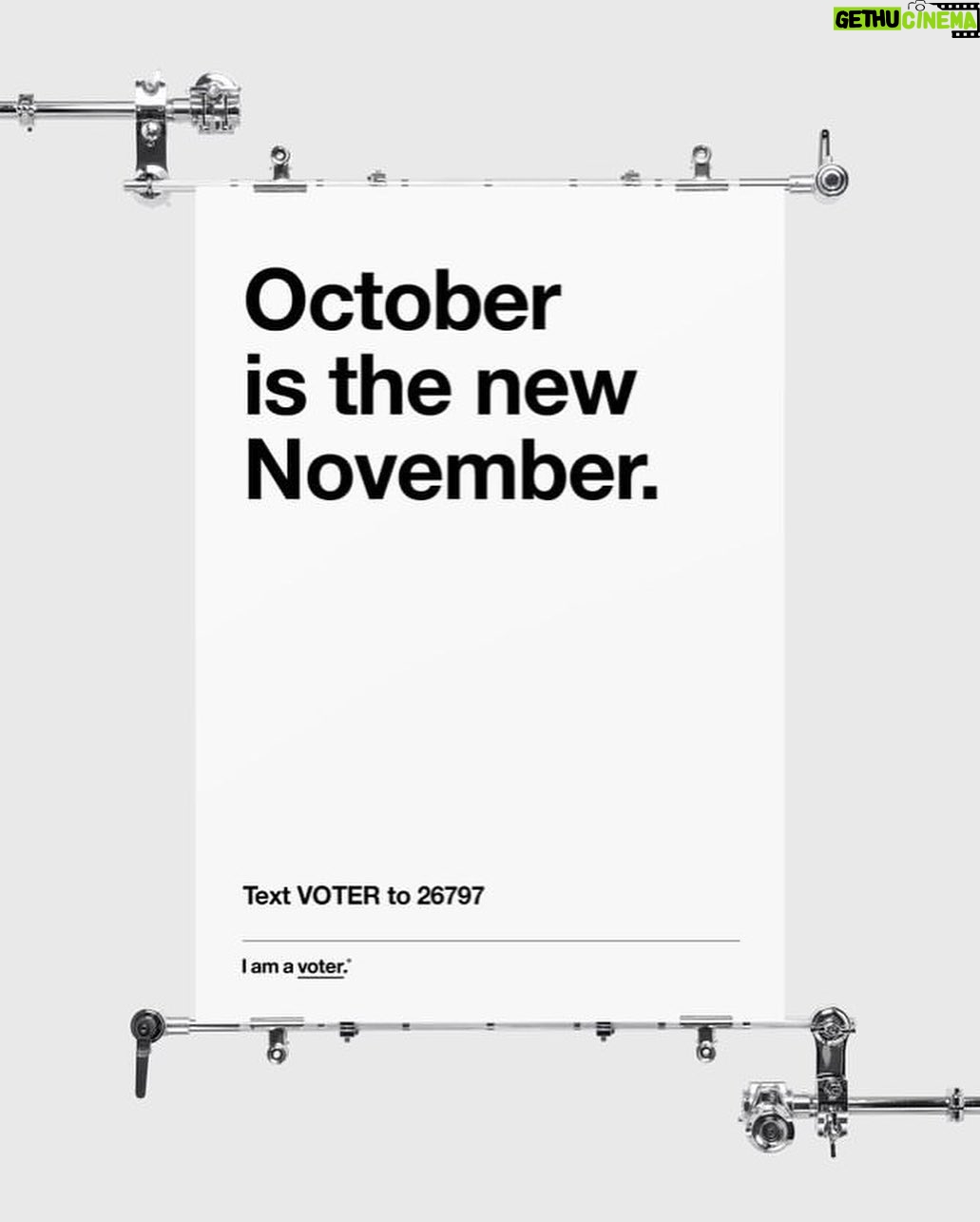Melissa Benoist Instagram - Today is the launch of Voting Season! And it is absolutely critical to make your voting plan today – whether it be by mail, early in person, or at the polls on Election Day. Text VOTER to 26797 to make your plan now. #octobervoter #iamavoter @iamavoter