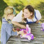 Jessica Capshaw Instagram - Oh my, oh my...Get ready to be obsessed with Polly Pocket all over again!! Poppy, Josephine and I spent an entire afternoon exploring the endless tiny little worlds of Polly Pocket...and it was SO MUCH FUN. #ad From the compacts to the Unicorn Surprise play set to the Seashell Purse we were immersed in the stories we’d create and the conversations that we would imagine between the characters. Just like Polly says, “no dream is too big and no adventure is too small.” Also...word on the street is that Polly Pocket also has a show on Netflix for your viewing pleasure ☺ @Mattel #PollyPocket