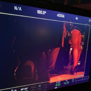 Jessica Capshaw Instagram - Happy Halloween from Abby and Aunt Susan!!!! 🎃🎃 #holidate @netflix 

2nd pic was sent to me by my genius makeup artist who took a pic of the monitor when the camera was resting on the floor. Lesson learned...always be aware of where a camera is...😂☺️😂