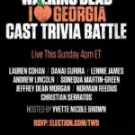 Sarah Paulson Instagram – This Sunday (TODAY!!!)
the
#TWD
cast is going head-to-head in a trivia battle. Sign up to help
@ReverendWarnock
and
@Ossoff
win in Georgia and you can join!
Link in bio