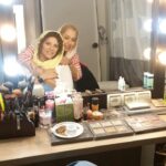 Sahar Dolatshahi Instagram – با افروز بوجارياي عزيز طراح گريم فيلم لابي.  آخر هفته خوبي داشته باشين 🌸🌸🌸🌸