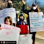 Sarah Paulson Instagram – Repost @glennondoyle with @get_repost
・・・
This is my sister and her family outside of their Virginia home today.

Here is her post:

“I think a good way to stand with MLK Jr today is to spend some time researching and following leaders who are working in the civil rights movement of now. 

Statistically, white people like to venerate civil rights leaders when they are dead. 

We do not generally stand with them while they are living and demanding change to the status quo. 

(Only 30% of white people approved of MLK Jr. when he was alive and demanding change.  But we like to imagine we’d have been marching with him then.) 

If we want to push forward and honor the Reverend’s sacred legacy of “the urgency of now” let’s stand with and for our civil rights leaders of today. 

As you do your research, may I suggest starting with Black women?” 

If you’d like to, start here:

@taranajaneen 
@yabablay 
@luvvie 
@mspackyetti 
@professor_crunk 
@carichampion 
@elainewelteroth 
@staceyabrams 
@arielleestoria 
@austinchanning 
@sonyareneetaylor 
@joyannreid 
@jemelehill 
@kerrywashington 
@kamalaharris 
@badassboz 
@amandascgorman 
@onetakestace 
@isabelwilkerson 
@giapeppers 
@angelarye 
@angelicaross 
@abbydphillip 
@ayannapressley 
@layshiac 
@portia.noir 
@rachel.cargle 
@lisasharper 
@fabkasi 

*If you decide to follow these women, please commit to doing so as a humble, respectful, quiet learner and listener. Thank you.