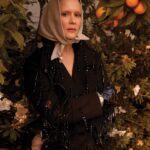 Sarah Paulson Instagram – No eyebrows but make it fashion. 
Thank you to everyone @dujourmedia for a wild day, WAY outside my comfort zone. (Eyebrows courtesy of Linda Tripp) 

Photography: @maxabadian
Words: @natashawolff
Stylist: @karlawelchstylist
Hair: @hairbyadir
Makeup: @adambreuchaud
Creative Director: @alexanderwolf @kristiestreicher