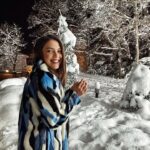 Biran Damla Yılmaz Instagram - Benden de bir karlı kışlı fotoğraf gelmesin mi? İçimde kalıcağına, burda dursun❄️☃️🙃