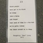 Nia Long Instagram – My Daddy wrote this in 1971. Today I celebrate his timeless words  on the anniversary of his passing. He was a truth seeker and speaker. A wise man who neva gave up on being Black and proud. I love you Daddy. Today is difficult but I will… we will…keep pushing and creating. Being Black and proud is not an option. #doughtrylong #kingofkings👑