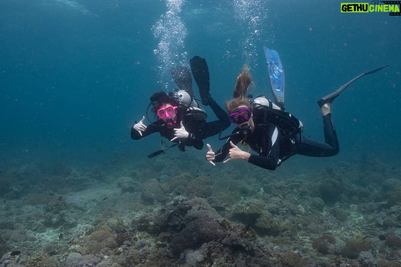 Jennylyn Mercado Instagram - Thanks for conquering the sea with me @pernillasjoo! I'm gonna miss you! Til our next dive 💙
📸 : @escletoedwin @pernillasjoo