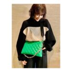 Suzu Hirose Instagram – 💚#Louisvuitton #LVcoussin