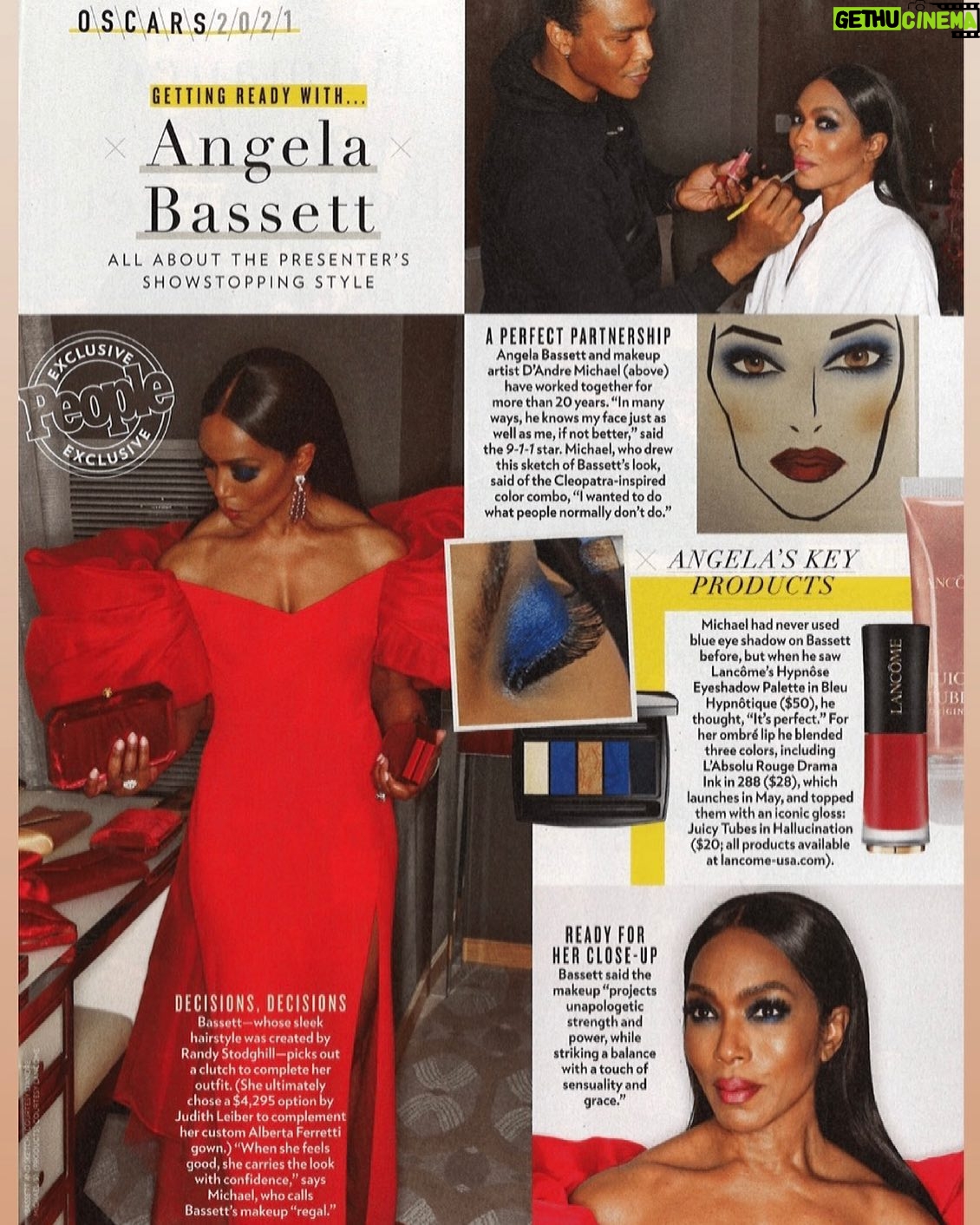 Angela Bassett Instagram - Hey Everybody you good? Let’s get into my Oscars glam ✨