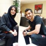 Sare Bayat Instagram - .
اينم از خوشحاليه الان ما براى برد تيم ملى كشور عزيزمون.مبارك باشه🌹
.
#ساره_بیات #رضا_قوچان_نژاد 
#sareh_bayat #sarehbayat #rezaghoochannejhad
