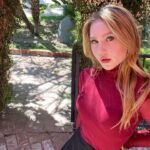 Ella Anderson Instagram - under my arch of flowers