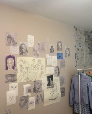 Ella Anderson Instagram - babies 1st camera roll drop because ive made so much art lately that it has overflowed all over my bedroom walls

....i keep forgetting instagram exists
