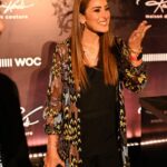 Amina Khalil Instagram - R A M I  K A D I ‘S 10th Anniversary Fashion Show.. Congratulations @ramikadi it was a fantastic night 💛 Mabrouk to @flarepr and a super duper thank you to @yasmineeissa for your super effort on the show and on my @ramikadi outfit - felt like a rockstar! ⭐️ thanks to @zeinaelnaggar @marzook_official @alsagheersalons @exi_element