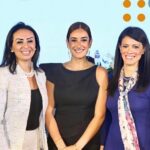 Amina Khalil Instagram - What a day ! H.E. Rania AlMashat & Dr Maya Morsy at the UNFPA event for my Honorary Ambassador inauguration. Thank you for your support and for believing in me.. I am truly honored 🧡