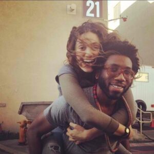 Emmy Rossum Instagram - #tbt 
he only needs one name @nyambi now that he's a major 🌟..... series REGULAR on THE GOOD FIGHT!!! 🌟 💪 🎥
