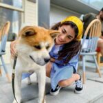 Özge Yağız Instagram – #akita 💙🧡