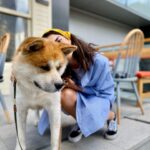 Özge Yağız Instagram – #akita 💙🧡