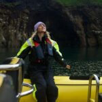 Kinsey Wolanski Instagram - The only way up to the Westman islands is climbing this rope, would you go?